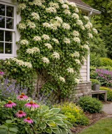 hortenzia popínavá